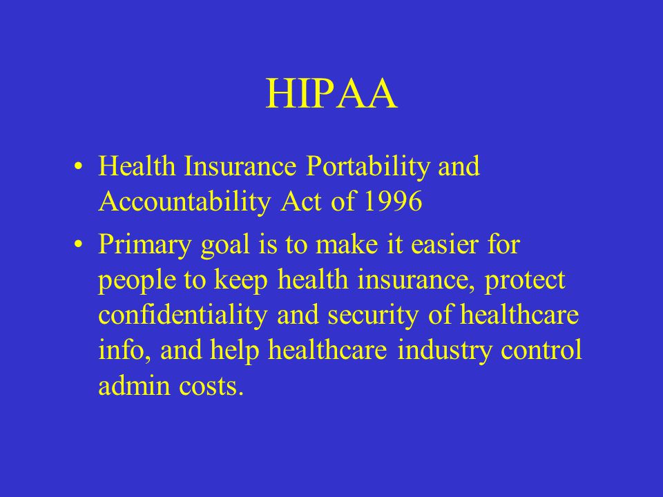 Health Insurance Portability And Accountability Act (HIPAA) Violations